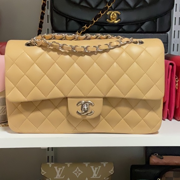 CHANEL Handbags - Chanel double flap beige